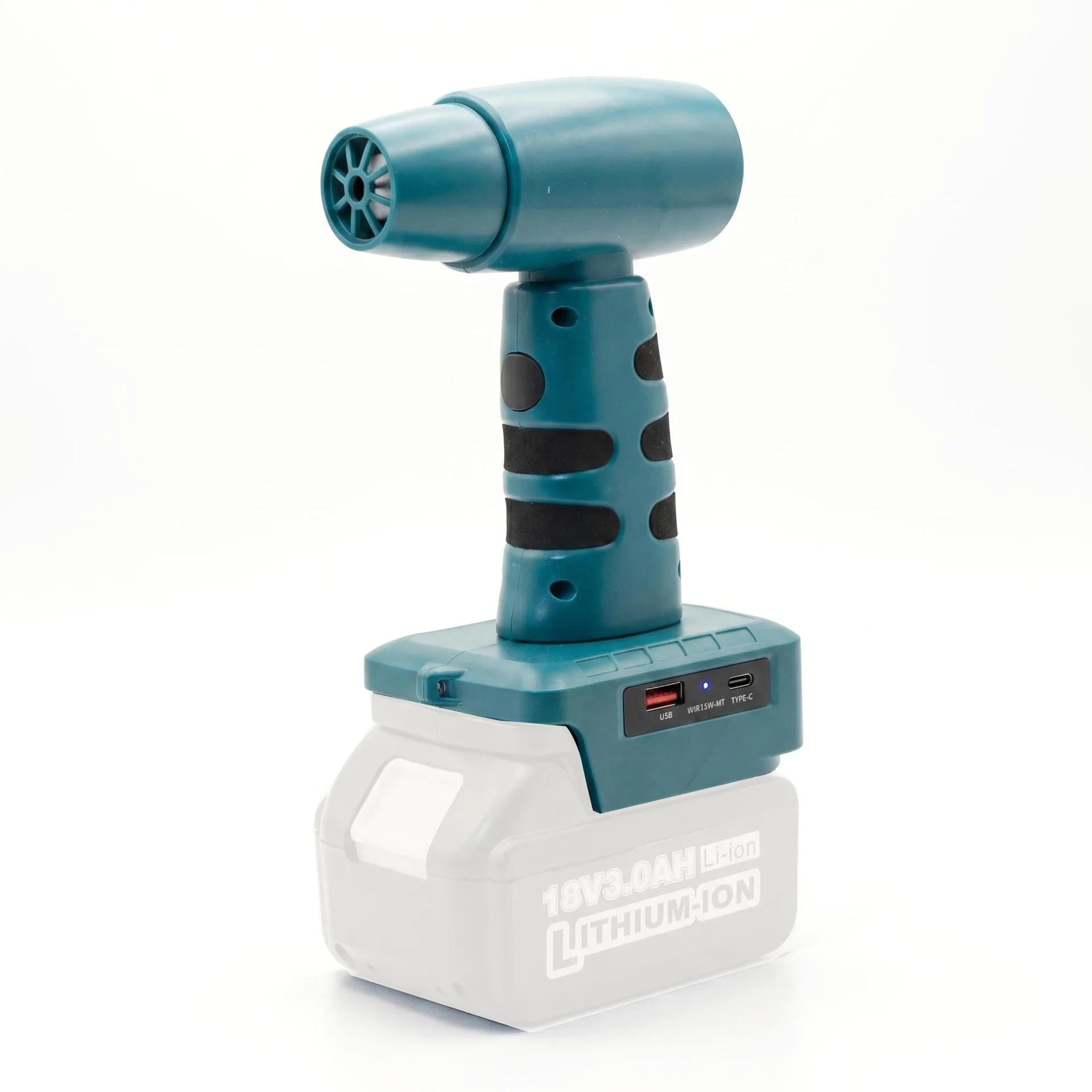 High Speed Hair Dryer 140000 RPM For Makita 18V Battery Portable Blower USB Type-C Charging Cordless Outdoor Power Tool
High Speed Hair Dryer 140000 RPM For Makita 18V Battery Portable Blower USB Type-C Charging Cordless Outdoor Power Tool