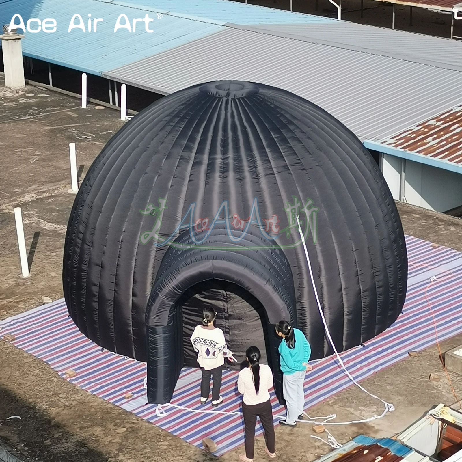 Durable 5m/6m Black Movie Theater Oxford Inflatable Cinema Dome Planetarium Tent Igloo Shaped Igloo Marquee In Wholesale Price
Durable 5m/6m Black Movie Theater Oxford Inflatable Cinema Dome Planetarium Tent Igloo Shaped Igloo Marquee In Wholesale Price