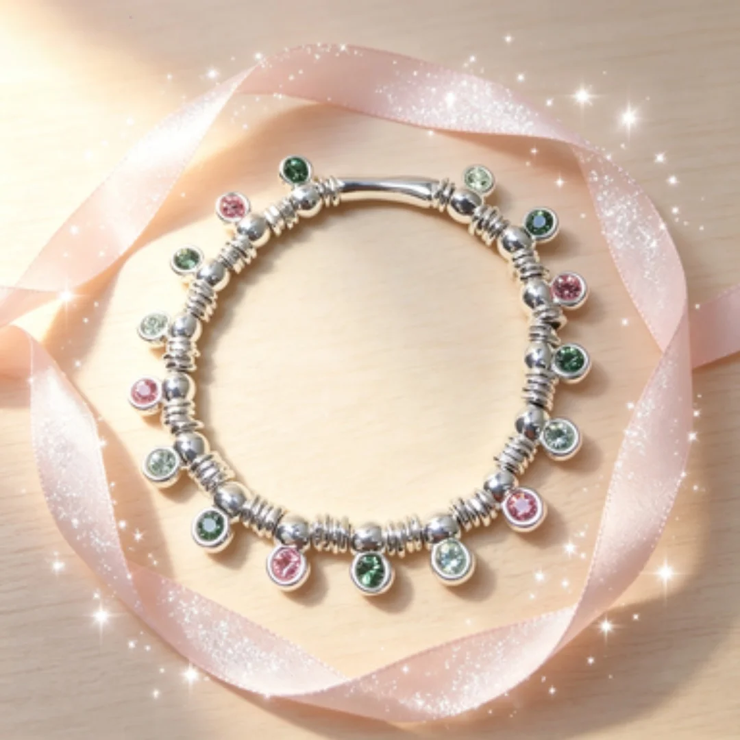 2026 Summer Trendy Bright socialite Style Colorful Crystal Bracelet Women's Accessories Surprise Gifts for Friends
2026 Summer Trendy Bright socialite Style Colorful Crystal Bracelet Women's Accessories Surprise Gifts for Friends
