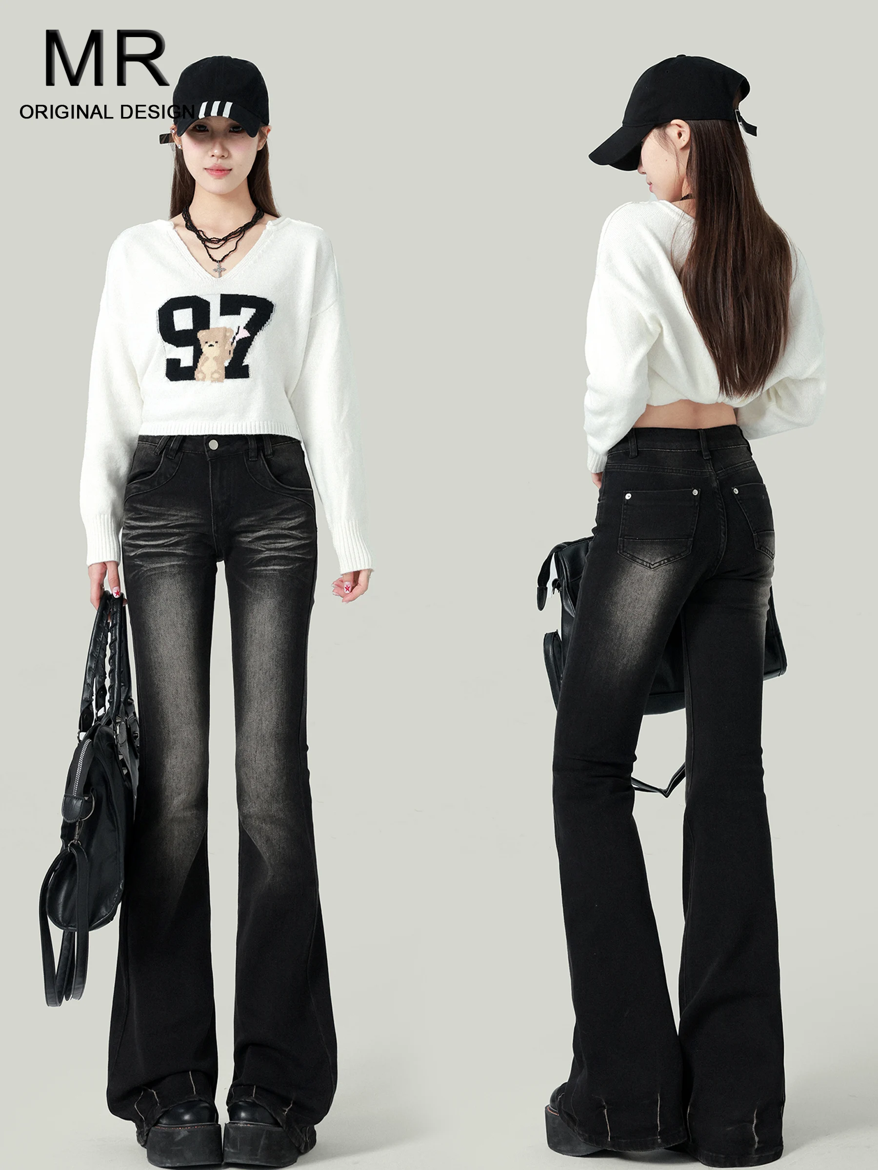 American Style Spicy Girl Low Waist Bell Bottom Jeans Women's Autumn 2026 Slimming Elastic Hoof Pants Casual Style Butt...
American Style Spicy Girl Low Waist Bell Bottom Jeans Women's Autumn 2026 Slimming Elastic Hoof Pants Casual Style Butt...