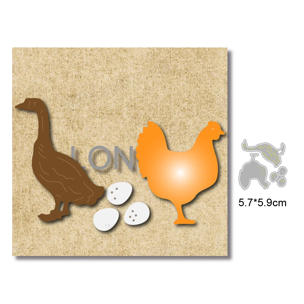Metal Cutting Dies 2024 for Card Making Duck and Chicken Craft Die Cut Punching Template for Scrapbooking Mold
Metal Cutting Dies 2024 for Card Making Duck and Chicken Craft Die Cut Punching Template for Scrapbooking Mold
