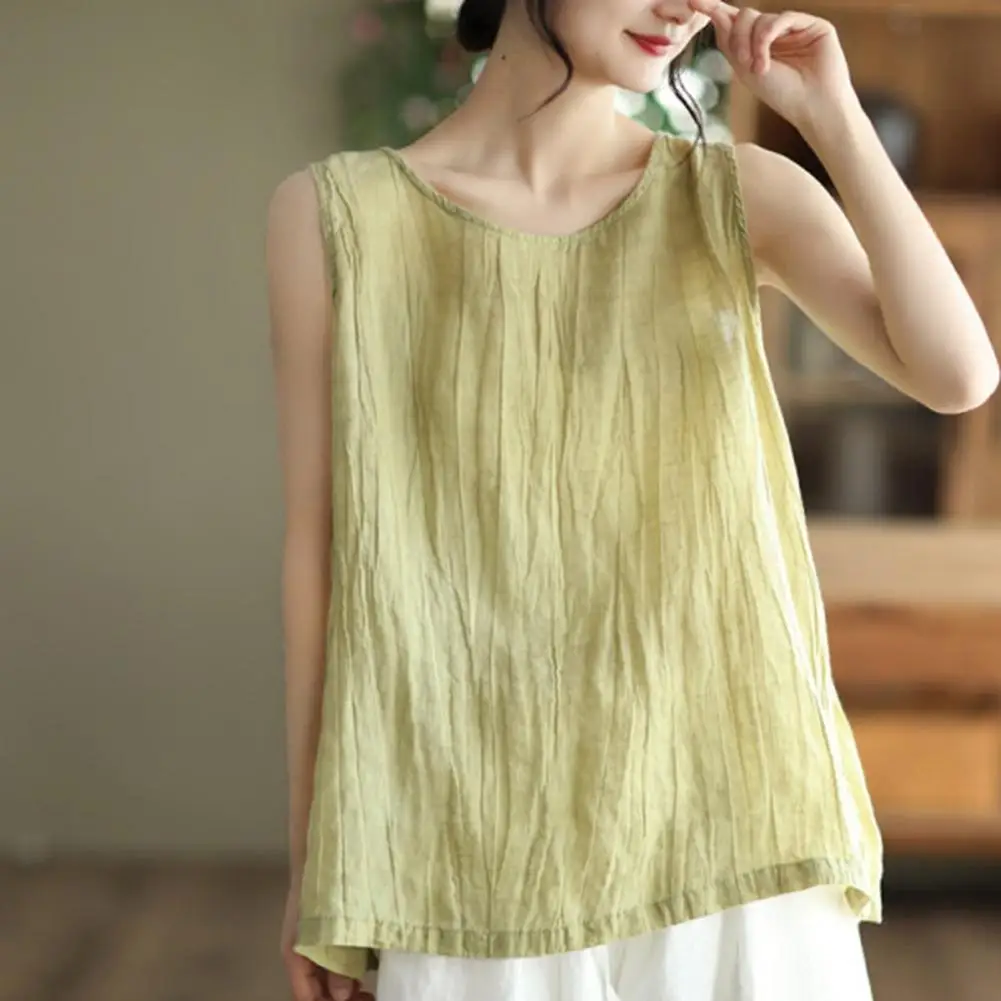 Solid Color Tank Top Solid Color Women's Tank Tops Loose Fit Sleeveless Vests for Streetwear Daily Casual Occasions Women Solid
Solid Color Tank Top Solid Color Women's Tank Tops Loose Fit Sleeveless Vests for Streetwear Daily Casual Occasions Women Solid