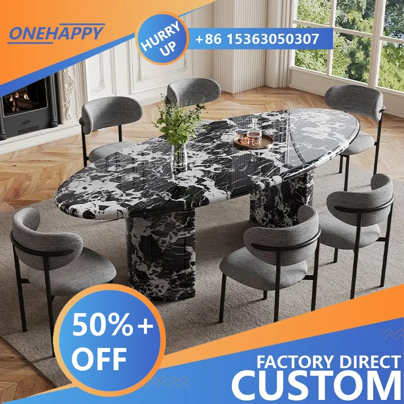 Any Size Custom Bulgari Inspired Oval Marble Dining Table Rounded Corners Sturdy Legs Modern Luxury Home Dining Furnitures
Any Size Custom Bulgari Inspired Oval Marble Dining Table Rounded Corners Sturdy Legs Modern Luxury Home Dining Furnitures