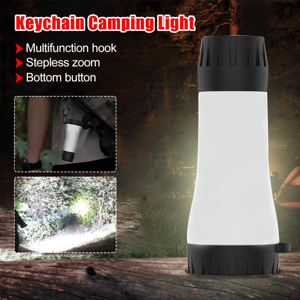 Mini LED Camping Light USB rechargeable Torch Portable Keychain Flashlight with Hook Emergency Work Light
Mini LED Camping Light USB rechargeable Torch Portable Keychain Flashlight with Hook Emergency Work Light