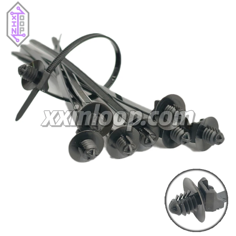 157‑00128 T50SOSFT6E2 Black 1‑Piece Fir Tree Mount Cable Tie with Disc 160 mm Length for 1 0 to 35 0 mm Bundle Diameter
157‑00128 T50SOSFT6E2 Black 1‑Piece Fir Tree Mount Cable Tie with Disc 160 mm Length for 1 0 to 35 0 mm Bundle Diameter