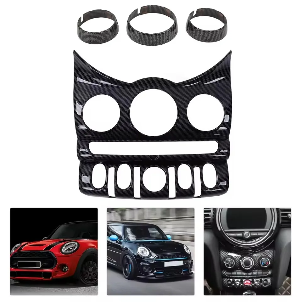 4PCS Car Air Conditioning CD Panel Cover Trims Frame AC CD Panel Sticker Carbon Fiber For Mini Cooper F55 F56 F57 2014-2021
4PCS Car Air Conditioning CD Panel Cover Trims Frame AC CD Panel Sticker Carbon Fiber For Mini Cooper F55 F56 F57 2014-2021