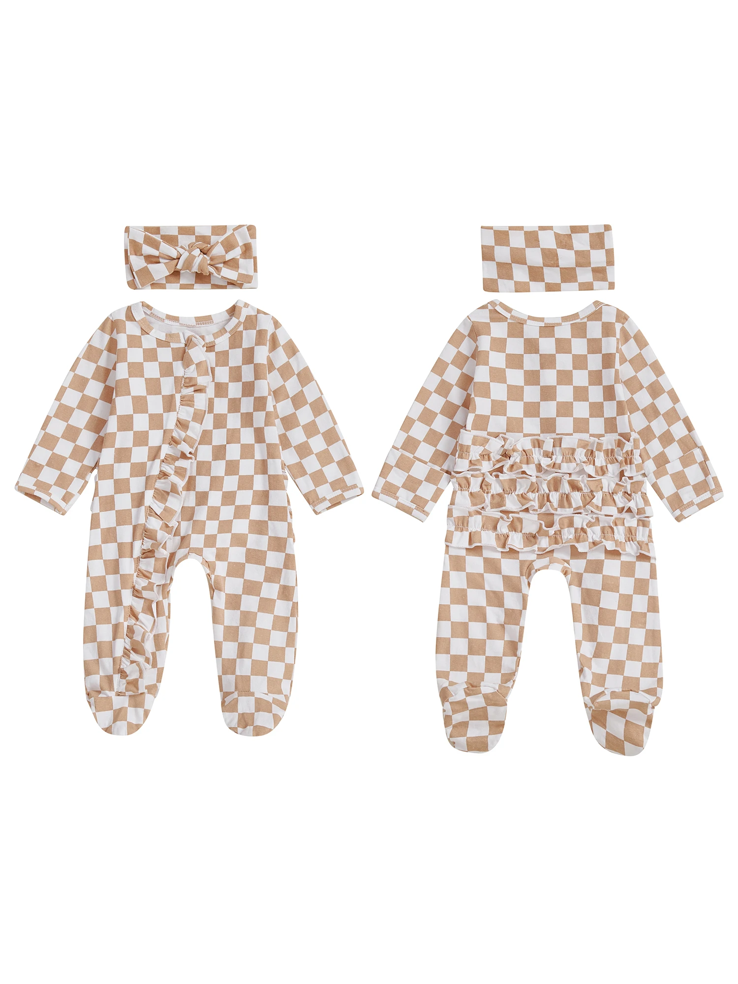 Infant Pink Floral Print Footed Bodysuit and Headband 2-Piece Set with Bow Detail and Snap Closure Long Sleeve Romper
Infant Pink Floral Print Footed Bodysuit and Headband 2-Piece Set with Bow Detail and Snap Closure Long Sleeve Romper
