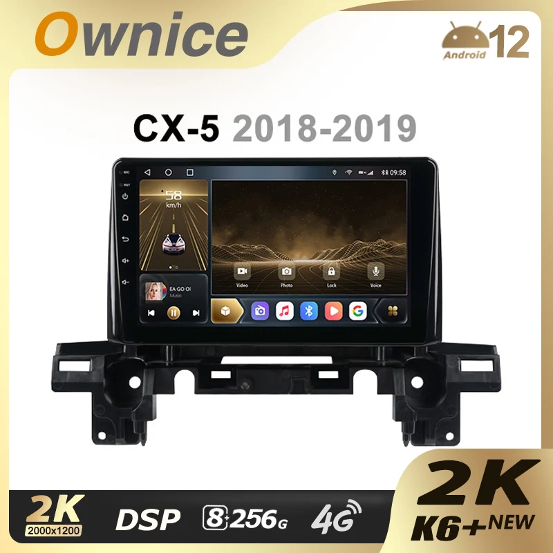 Ownice K6+ 2K for Mazda CX-5 2018 - 2019 8G+256G Ownice Android 12.0 Car Radio GPS 2din 4G LTE 5G Wifi Autoradio 360 SPDIF
Ownice K6+ 2K for Mazda CX-5 2018 - 2019 8G+256G Ownice Android 12.0 Car Radio GPS 2din 4G LTE 5G Wifi Autoradio 360 SPDIF
