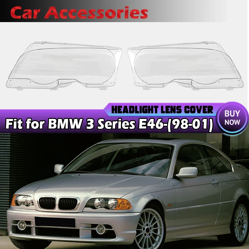 Car Headlight Clear Lens Shell Cover Headlamp Shade Fit For BMW 3 Series E46 Coupe Cabrio Pre-facelift 2000-2003 M3 2000-2006
Car Headlight Clear Lens Shell Cover Headlamp Shade Fit For BMW 3 Series E46 Coupe Cabrio Pre-facelift 2000-2003 M3 2000-2006