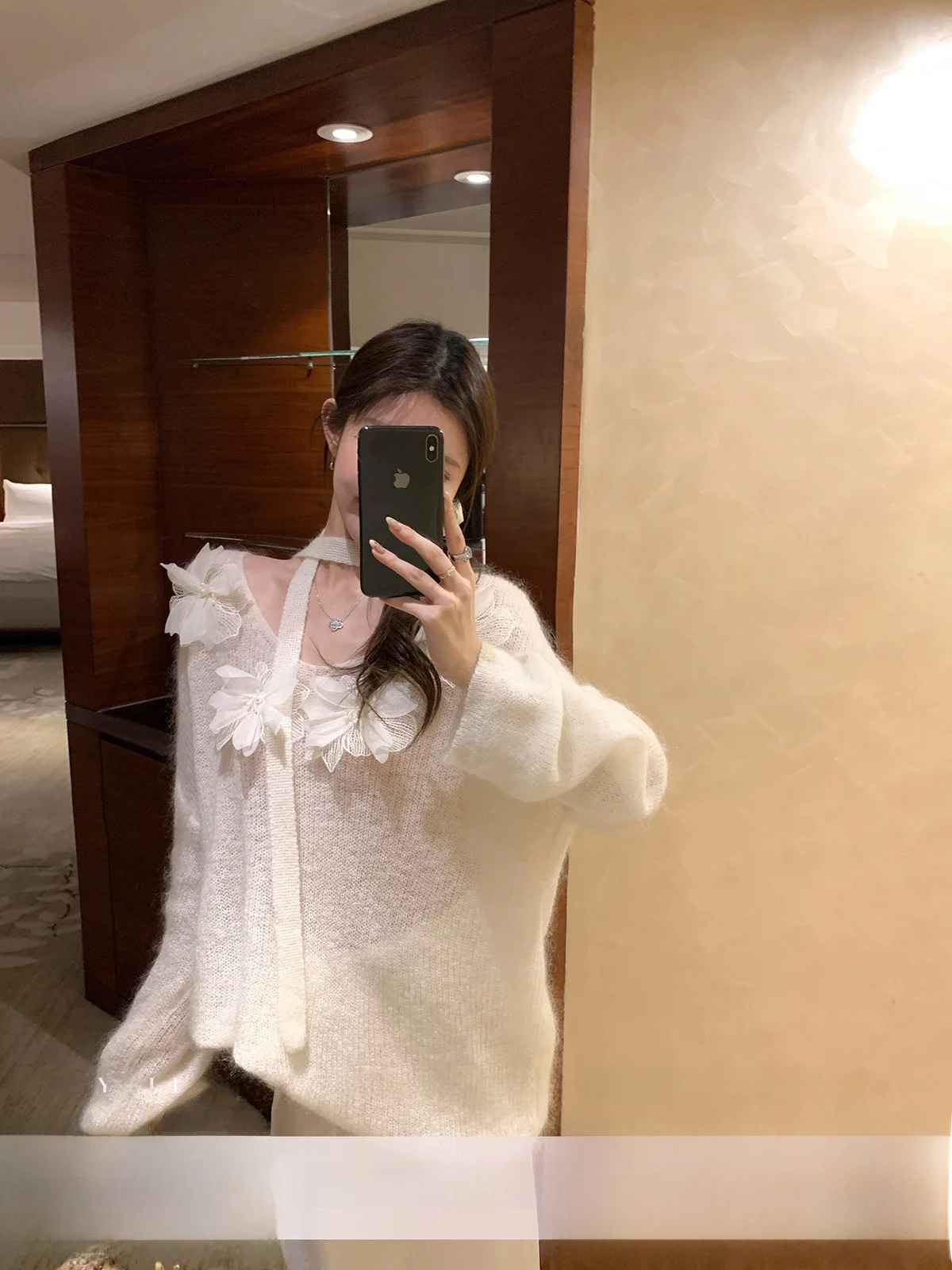 YOLI Zhang Yuli Autumn Floral Sweater Women's Loose Wool Blend Long Sve Top 3D Flower Design Faionable Commute Sle
YOLI Zhang Yuli Autumn Floral Sweater Women's Loose Wool Blend Long Sve Top 3D Flower Design Faionable Commute Sle