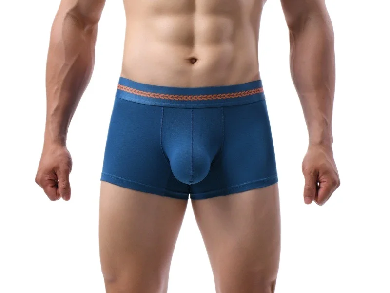 Men's Cotton Boxer Briefs, Sexy Large Pouch, Breathable Crotch Casual Cotton Underwear
Men's Cotton Boxer Briefs, Sexy Large Pouch, Breathable Crotch Casual Cotton Underwear