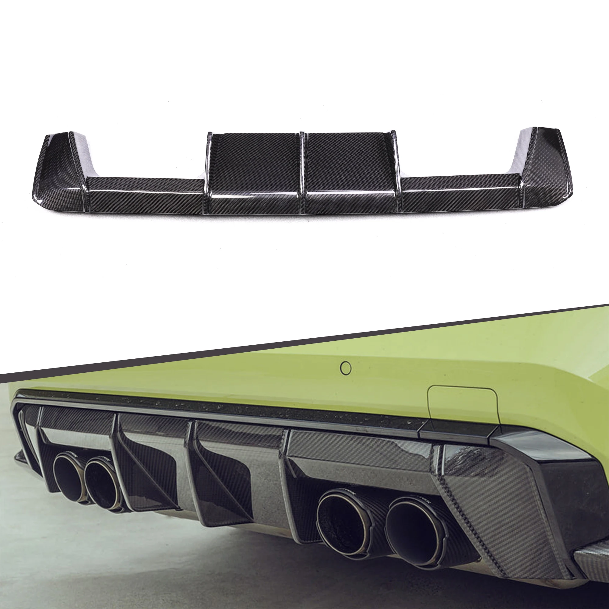 Диффузор заднего бампера из сухого углеродного волокна для моделей G80 G82 G83 Sport Aero
Диффузор заднего бампера из сухого углеродного волокна для моделей G80 G82 G83 Sport Aero