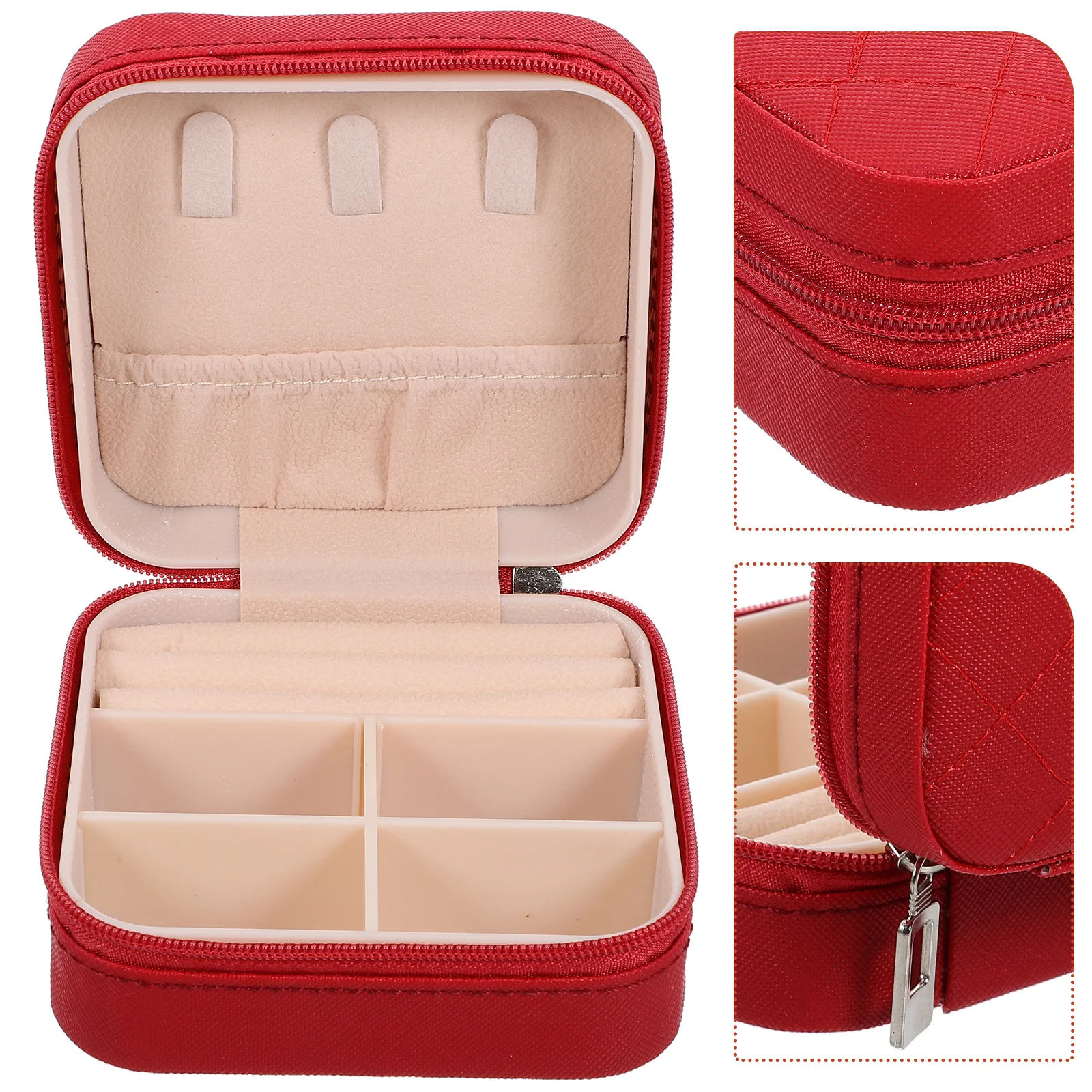 Jewelry Box Jewellery Case for Travel Small with Drawer Storage Flannel Organizer
Jewelry Box Jewellery Case for Travel Small with Drawer Storage Flannel Organizer
