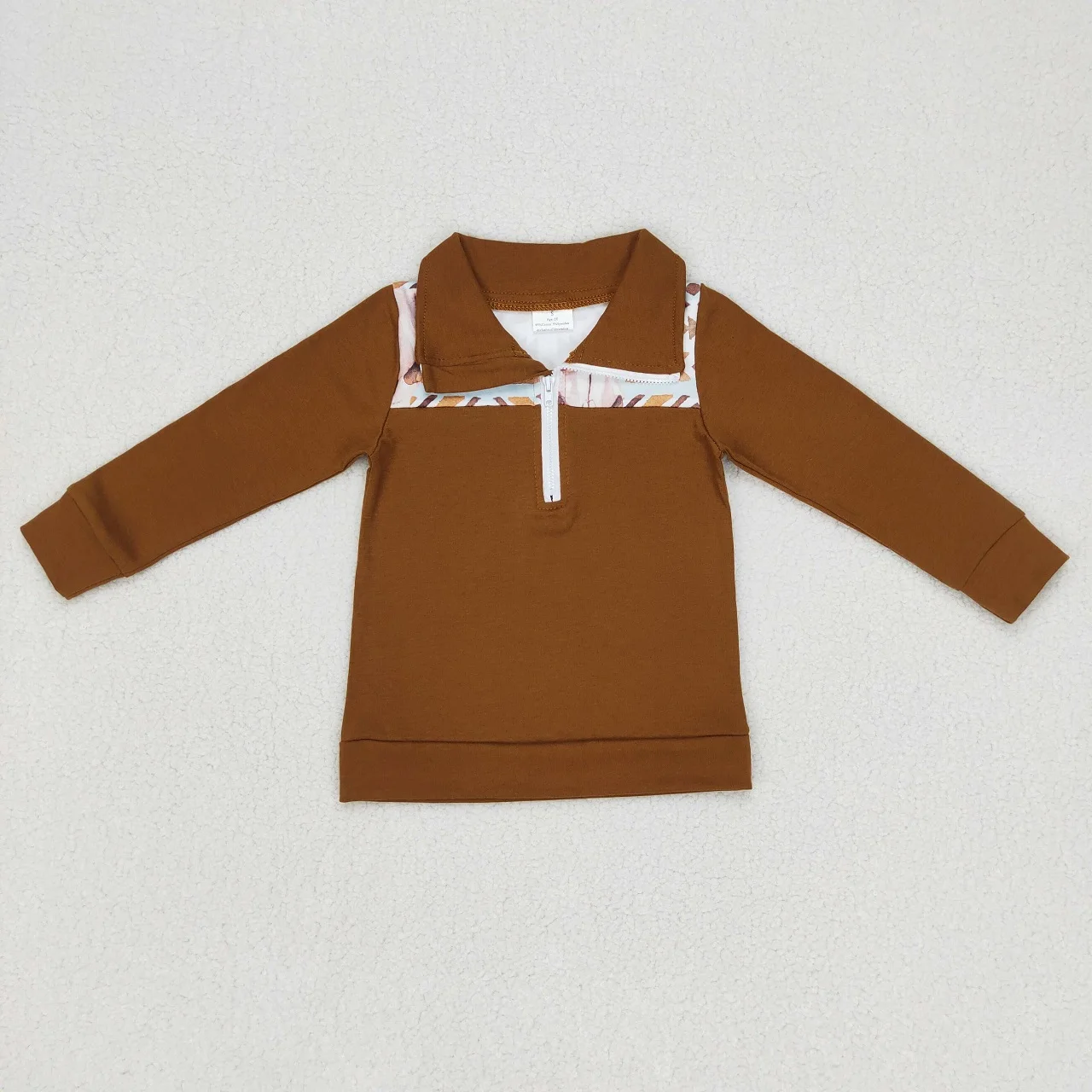 Wholesale Toddler Kids Pullover Long Sleeves Cow Skull aztec Shirt Baby Boy Brown Tee Lapel Zipper Children Infant Western Tops
Wholesale Toddler Kids Pullover Long Sleeves Cow Skull aztec Shirt Baby Boy Brown Tee Lapel Zipper Children Infant Western Tops