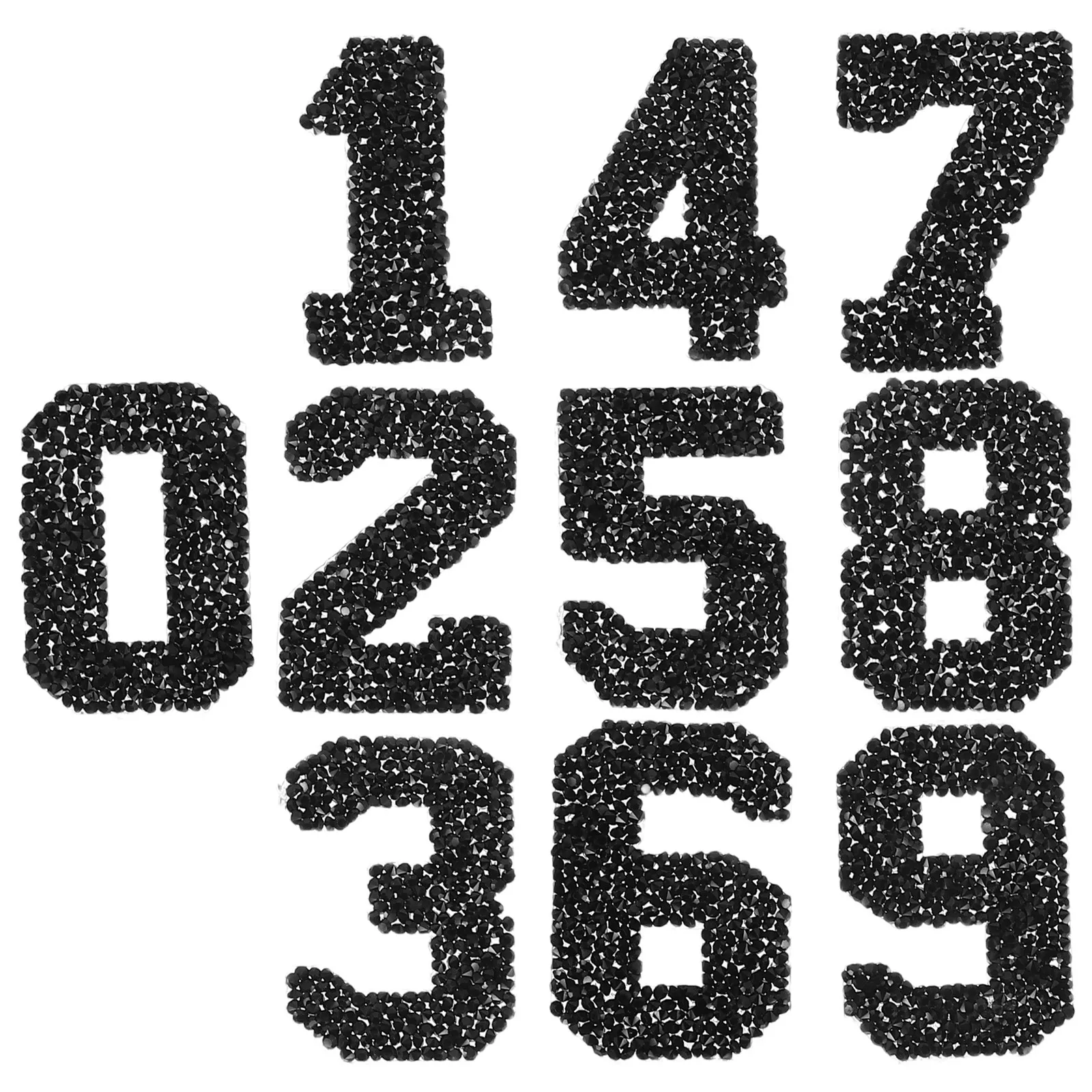 10Pcs Rhinestone Number Iron on Appliques Glitter Patches for DIY Clothes Backpack Scrapbook Heat Transfer Stickers
10Pcs Rhinestone Number Iron on Appliques Glitter Patches for DIY Clothes Backpack Scrapbook Heat Transfer Stickers