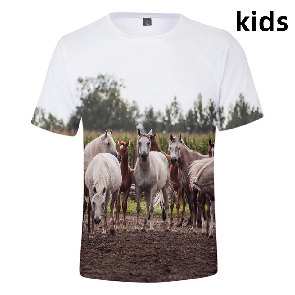 T Shirt Running Horse 3D Printing T-shirt Boys Girls Harajuku Cartoon Tshirt men Clothes
T Shirt Running Horse 3D Printing T-shirt Boys Girls Harajuku Cartoon Tshirt men Clothes