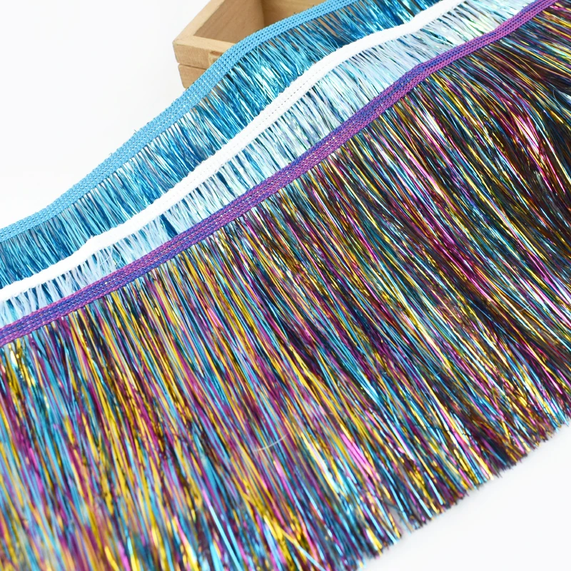 5M Rainbow Golden Silk Fringe Tassel 10/15/20cm Skirt Tree Decor Lace Trim Stage Garment Curtains Laces DIY Sewing Accessories
5M Rainbow Golden Silk Fringe Tassel 10/15/20cm Skirt Tree Decor Lace Trim Stage Garment Curtains Laces DIY Sewing Accessories