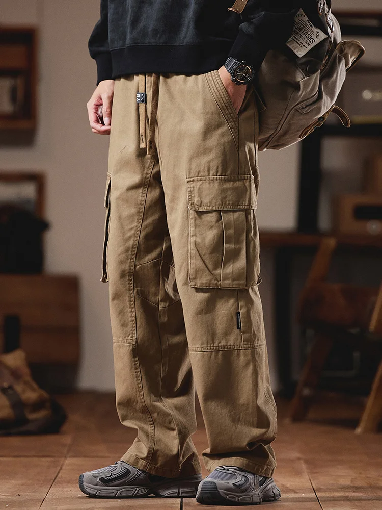 Мужские рабочие брюки в американском ретро-стиле, новинка 2025 года, свободные прямые брюки из чистого хлопка, повседневные, молодежные, для весны и осени
Мужские рабочие брюки в американском ретро-стиле, новинка 2025 года, свободные прямые брюки из чистого хлопка, повседневные, молодежные, для весны и осени