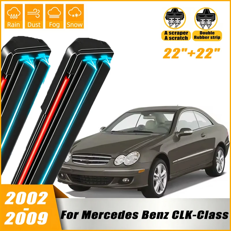 Front Windshield Windscreen Wiper Blades For Mercedes Benz CLK-Class W209 C209 CLK 200 240 270 280 320 350 500 AMG 22"+ 22"
Front Windshield Windscreen Wiper Blades For Mercedes Benz CLK-Class W209 C209 CLK 200 240 270 280 320 350 500 AMG 22"+ 22"