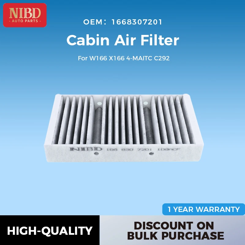 1668307201 2Pcs Cabin Air Filter For Mercedes-Benz W166 X166 4-MAITC C292 ML300 ML320 ML350 ML400 ML500
1668307201 2Pcs Cabin Air Filter For Mercedes-Benz W166 X166 4-MAITC C292 ML300 ML320 ML350 ML400 ML500