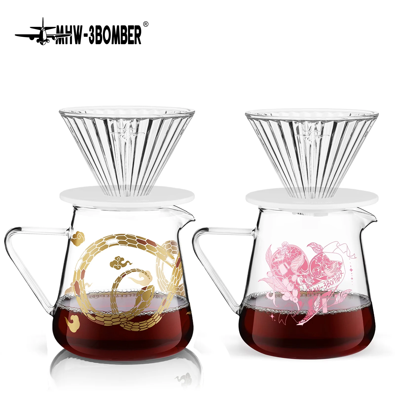 MHW-3BOMBER Pour Over Coffee Maker Set 500ml Glass Coffee Server Carafe and Coffee Dripper 100pcs Cone Paper Filter Barista Tool
MHW-3BOMBER Pour Over Coffee Maker Set 500ml Glass Coffee Server Carafe and Coffee Dripper 100pcs Cone Paper Filter Barista Tool