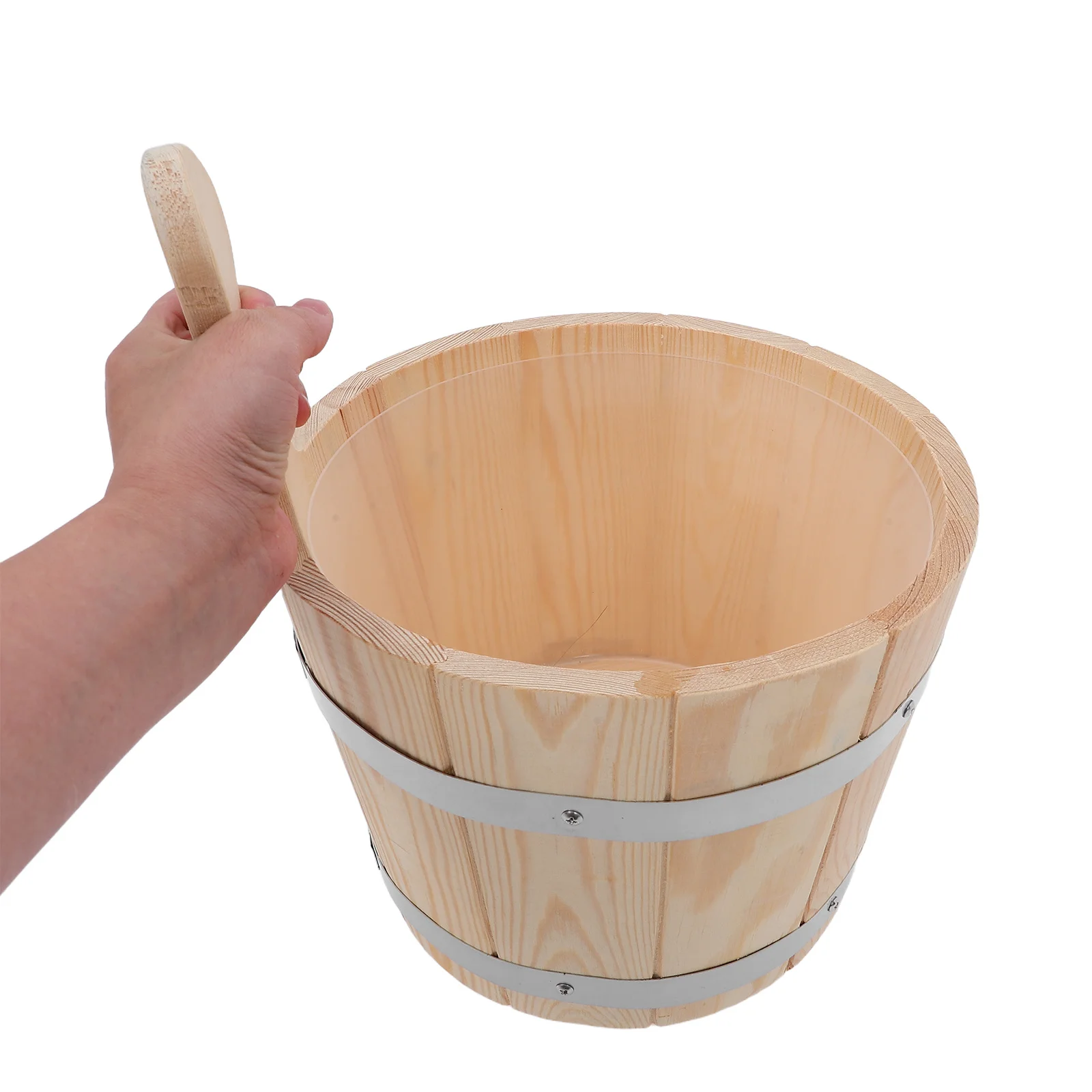 1Set Sauna Wooden Bucket Large Capacity Ergonomic Handle Steam Room Bath Scoop Ladle Spa Relaxation Accessories Water Dip Water
1Set Sauna Wooden Bucket Large Capacity Ergonomic Handle Steam Room Bath Scoop Ladle Spa Relaxation Accessories Water Dip Water