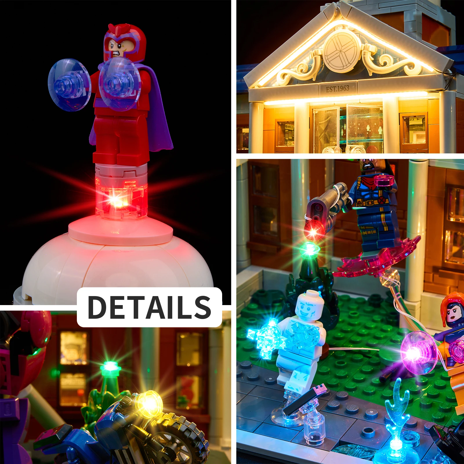 LED Light Kit for LEGO X-Men: The X-Mansion 76294
LED Light Kit for LEGO X-Men: The X-Mansion 76294