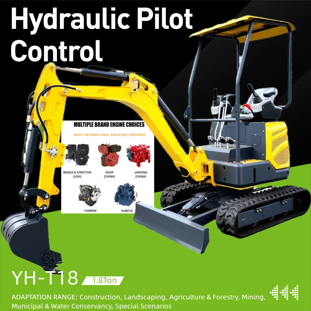 Mini Digger 1-3Ton with Kubota Engine Pocket Excavator Best Value for Home Garden Small Construction Projects
Mini Digger 1-3Ton with Kubota Engine Pocket Excavator Best Value for Home Garden Small Construction Projects