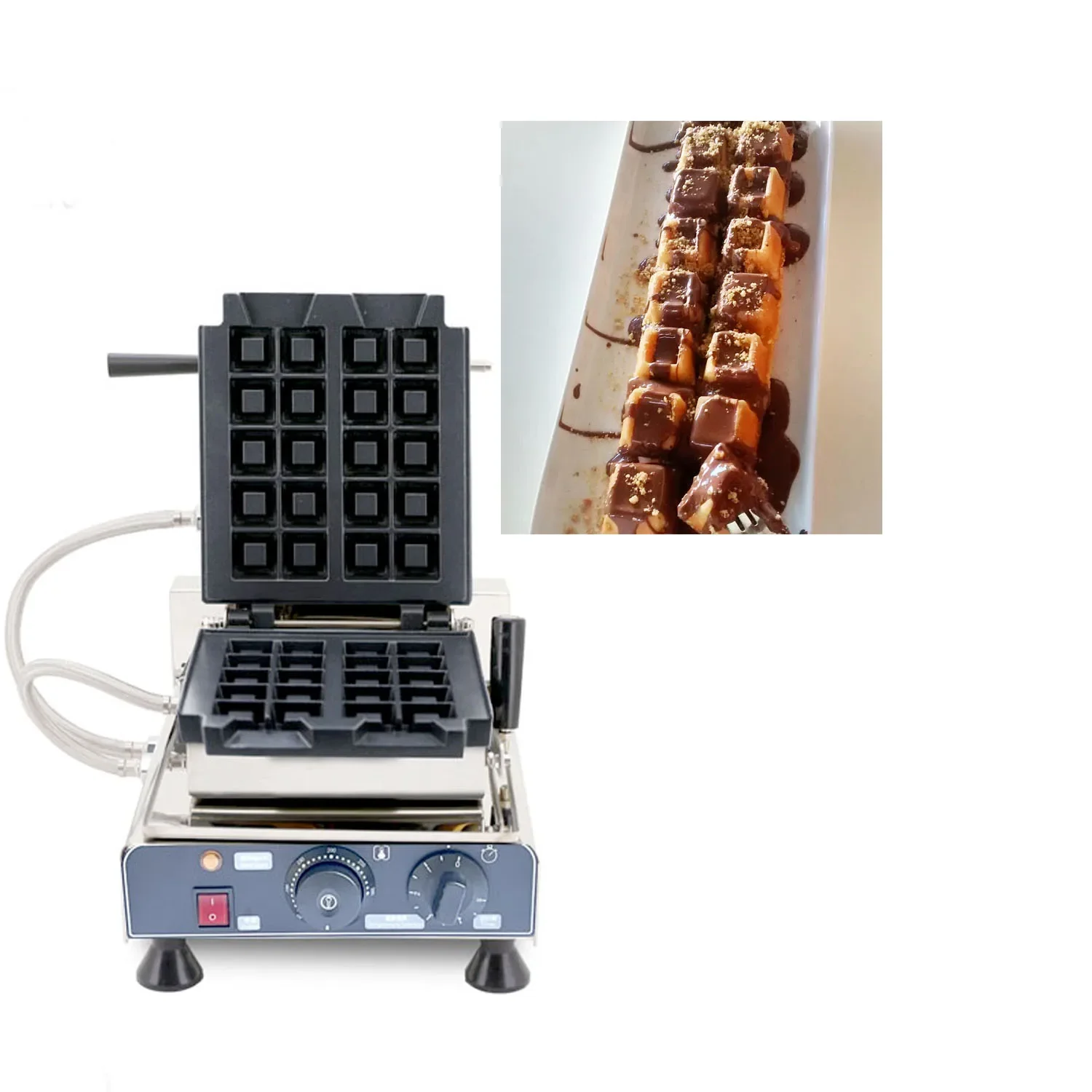 Electric 2-Slice Deep Lattice Belgian Waffle Baker - Versatile Muffin & Waffle Maker Machine
Electric 2-Slice Deep Lattice Belgian Waffle Baker - Versatile Muffin & Waffle Maker Machine