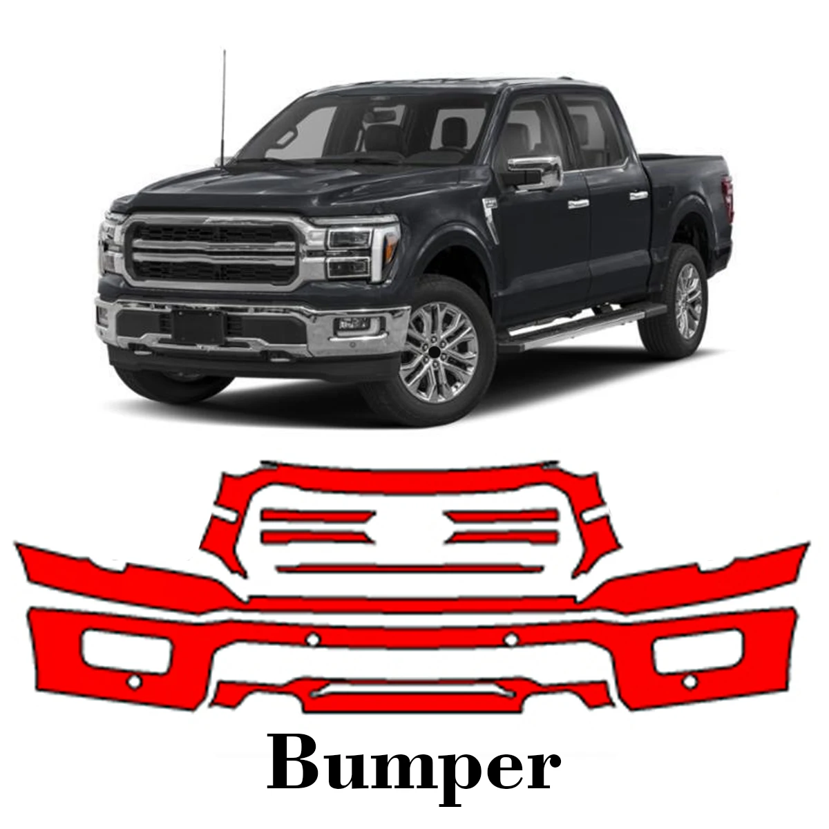 Car Precut Paint Protection Film Front Bumper Anti-scratch Exterior TPU PPF For Ford F-150 Lariat 2024-2025
Car Precut Paint Protection Film Front Bumper Anti-scratch Exterior TPU PPF For Ford F-150 Lariat 2024-2025