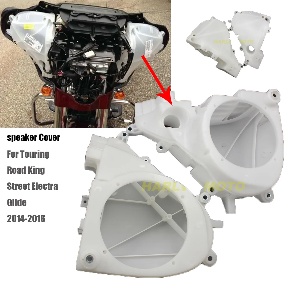 ABS Plastic Inner Fairing Speakers Cover For Touring Road King Street Electra Glide 2014-2016 15 New
ABS Plastic Inner Fairing Speakers Cover For Touring Road King Street Electra Glide 2014-2016 15 New