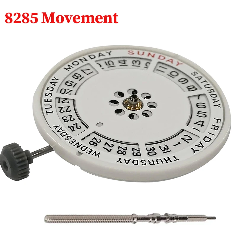 для 8285 Автоматический механический механизм Модный механизм часов Day-Date с неделей на 12:00/Date в 3:00 часа 21 драгоценный камень
для 8285 Автоматический механический механизм Модный механизм часов Day-Date с неделей на 12:00/Date в 3:00 часа 21 драгоценный камень