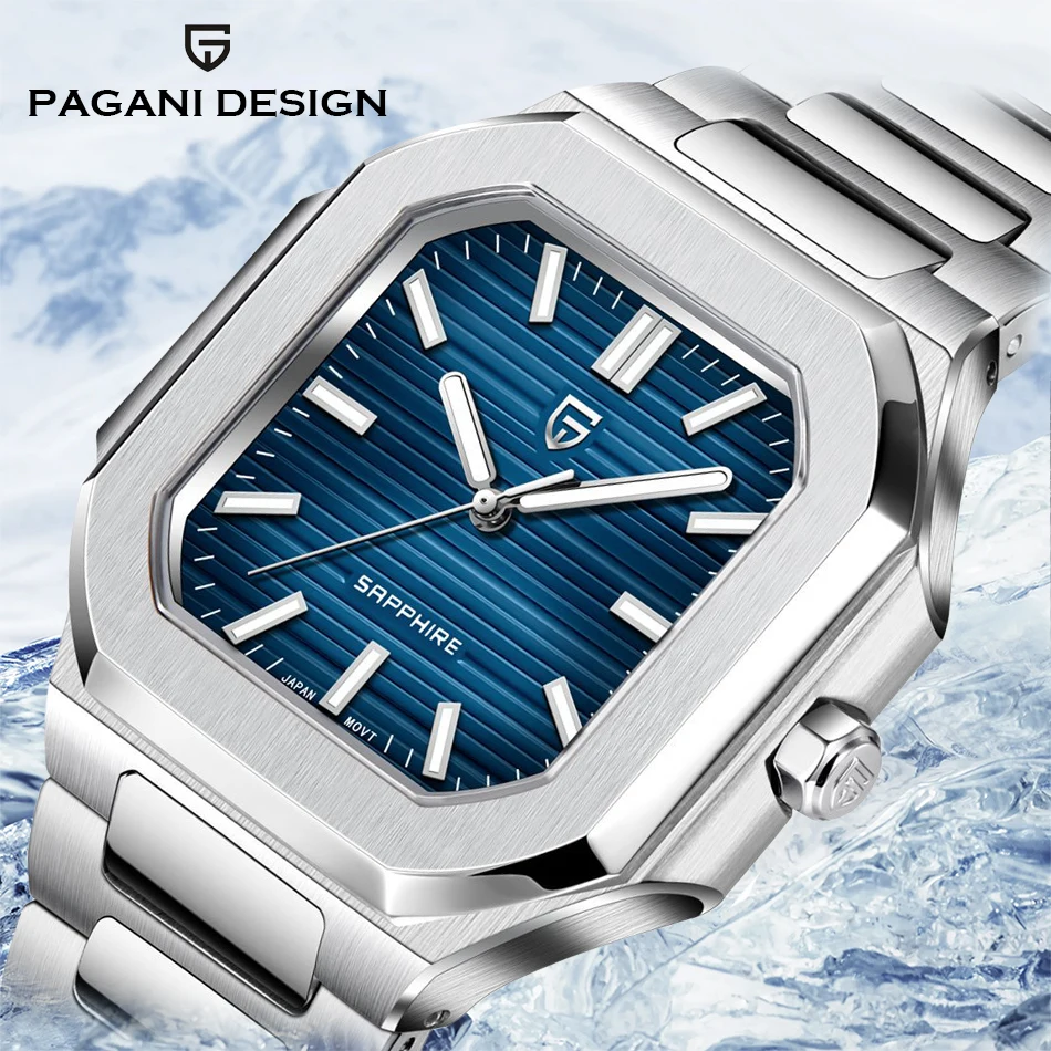 PAGANI DESIGN Stainless Steel Watch Men's European and American Business Leisure Quartz Watch Waterproof Outdoor Sports Watch
PAGANI DESIGN Stainless Steel Watch Men's European and American Business Leisure Quartz Watch Waterproof Outdoor Sports Watch