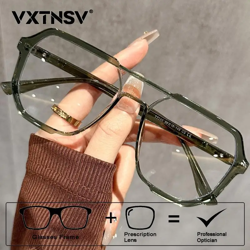 VXTNSV Metal Popular Prescription Glasses For Men Aviator Anti Blue Light Photochromic/Myopia Optical Eyewear Reading Glasses
VXTNSV Metal Popular Prescription Glasses For Men Aviator Anti Blue Light Photochromic/Myopia Optical Eyewear Reading Glasses