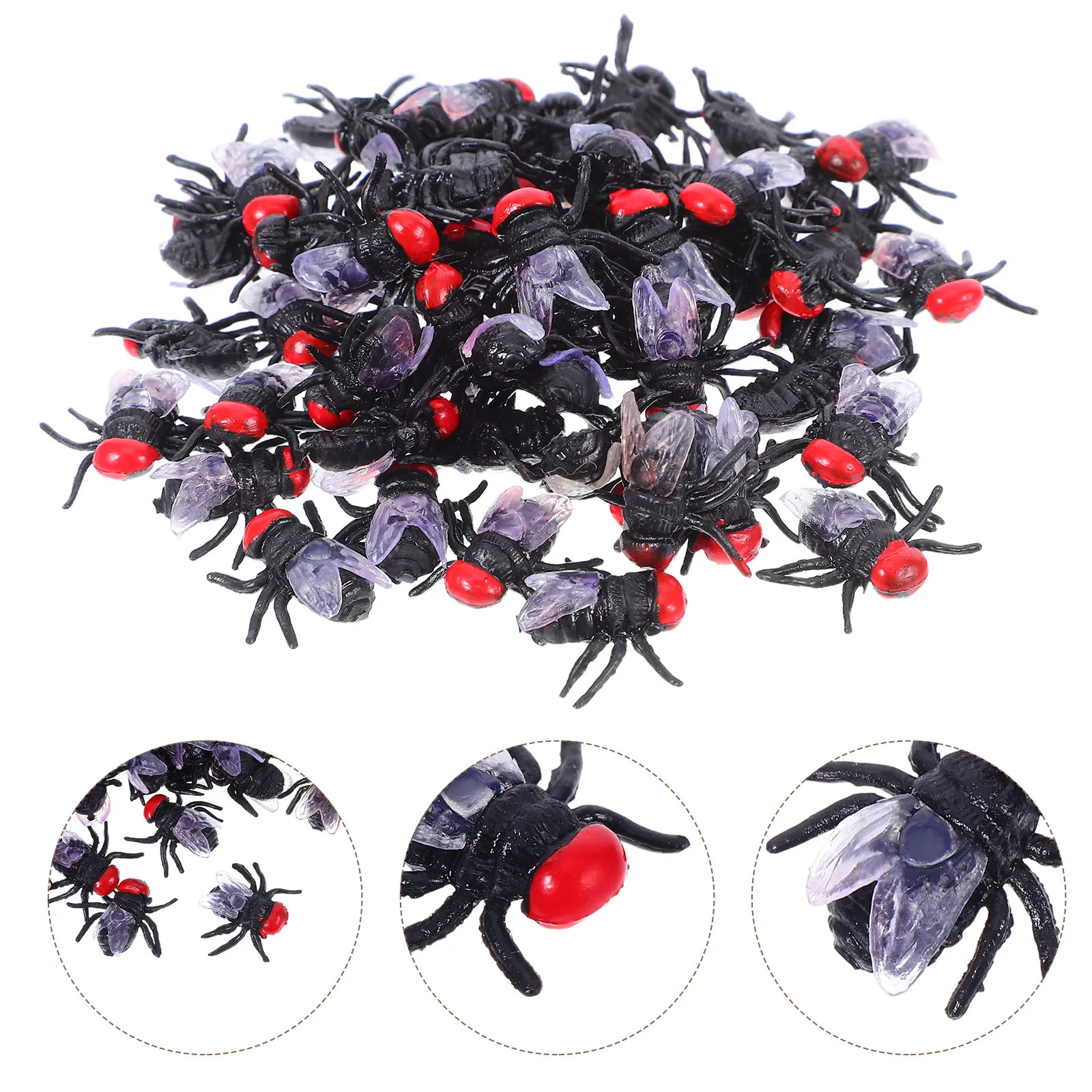 50 Pcs Simulated Fly Props Halloween Pranks Adults Toy Party Tricky Toys Fake Supplies Office
50 Pcs Simulated Fly Props Halloween Pranks Adults Toy Party Tricky Toys Fake Supplies Office