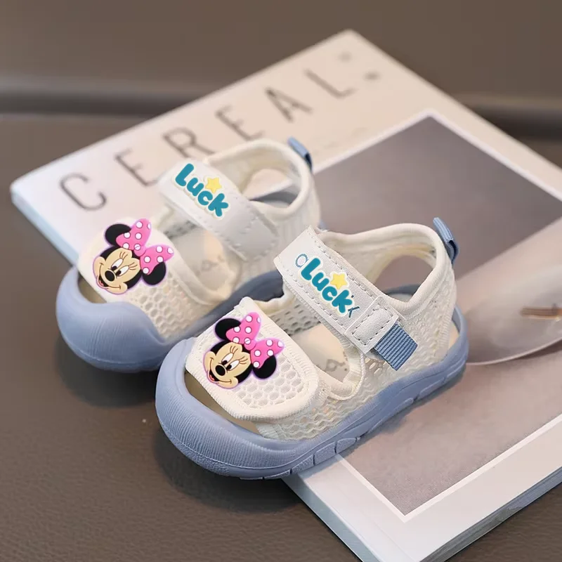 Disney minnie boy Breathable Mesh Sandals Summer New Baby Girl Slippers Mickey Mouse Beach Shoes Baby Soft-Sole Toddler Shoes
Disney minnie boy Breathable Mesh Sandals Summer New Baby Girl Slippers Mickey Mouse Beach Shoes Baby Soft-Sole Toddler Shoes
