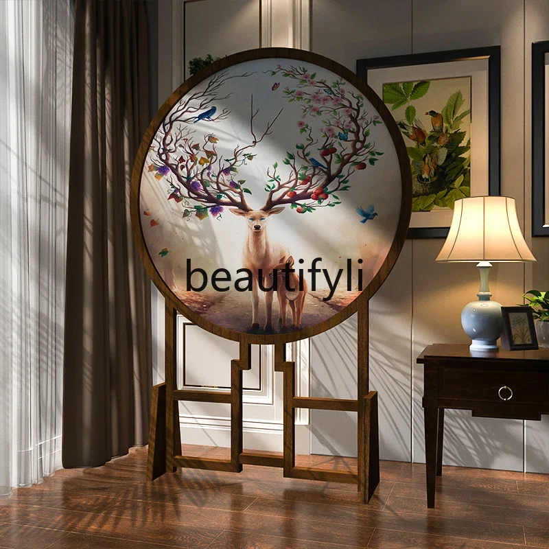 Asmt09American screen partition living room European entrance entrance bedroom study round mobile seat screen decoration
Asmt09American screen partition living room European entrance entrance bedroom study round mobile seat screen decoration