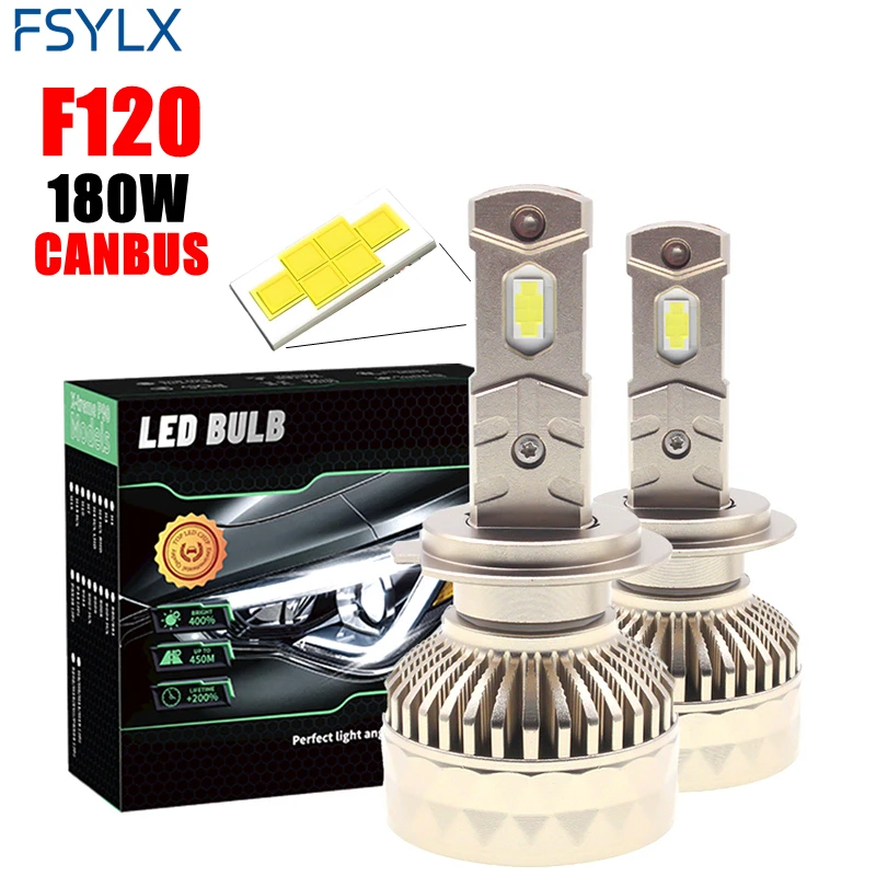 180W 15000LM F120 H7 H4 H11 9005 9006 9012 Canbus Светодиодная фара Para Auto H11 Светодиодная лампа для фар для автомобиля Luces Led Auto H7
180W 15000LM F120 H7 H4 H11 9005 9006 9012 Canbus Светодиодная фара Para Auto H11 Светодиодная лампа для фар для автомобиля Luces Led Auto H7