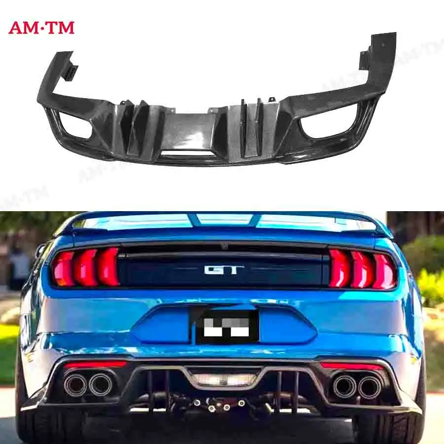 Carbon Fiber Car Rear Bumper Lip Diffuser Spoiler Back lip Parts For Ford Mustang 2018-2022 AC Style Body Kit Car Accessories
Carbon Fiber Car Rear Bumper Lip Diffuser Spoiler Back lip Parts For Ford Mustang 2018-2022 AC Style Body Kit Car Accessories