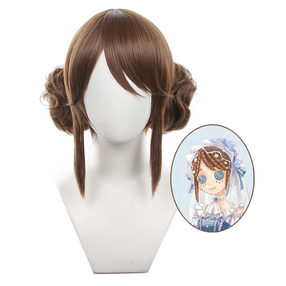 Game Identity V Cosplay Gardener Emma Woods Wig Women 35cm Short Hair with Buns Brown Cosplay Costume Wig Perucas
Game Identity V Cosplay Gardener Emma Woods Wig Women 35cm Short Hair with Buns Brown Cosplay Costume Wig Perucas