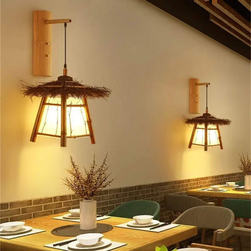 ELARA Modern Weaving Bamboo Art Wall Lamp LED Creative Living Room Restaurant Bedroom StudyTea Homestay Aisle Retro Wall Light
ELARA Modern Weaving Bamboo Art Wall Lamp LED Creative Living Room Restaurant Bedroom StudyTea Homestay Aisle Retro Wall Light