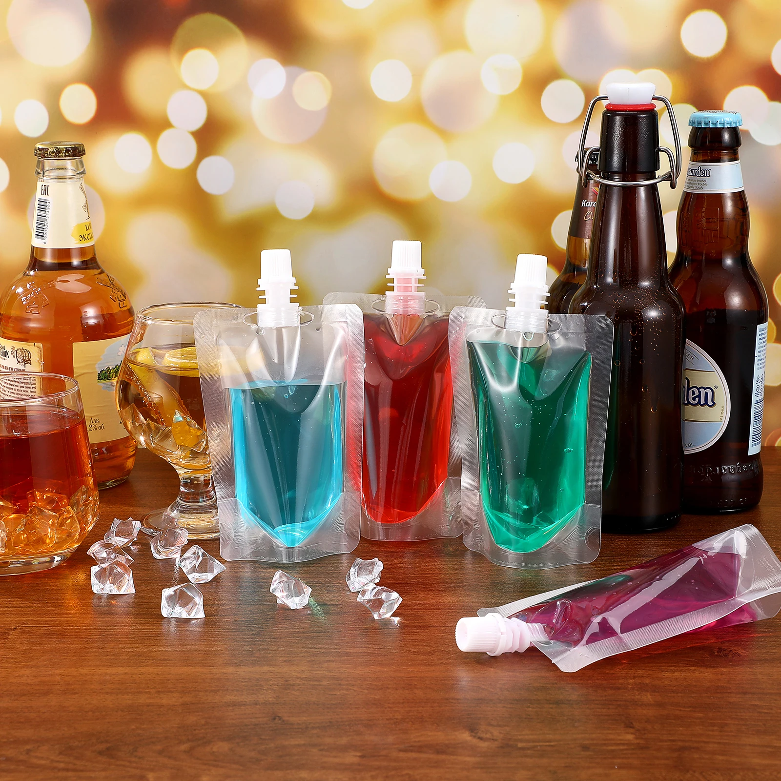 50 Pcs Plastic Flask Containers Flasks Nozzle Sealed Packaging Bag Juice Portable Drink Flask Containers Plastic
50 Pcs Plastic Flask Containers Flasks Nozzle Sealed Packaging Bag Juice Portable Drink Flask Containers Plastic
