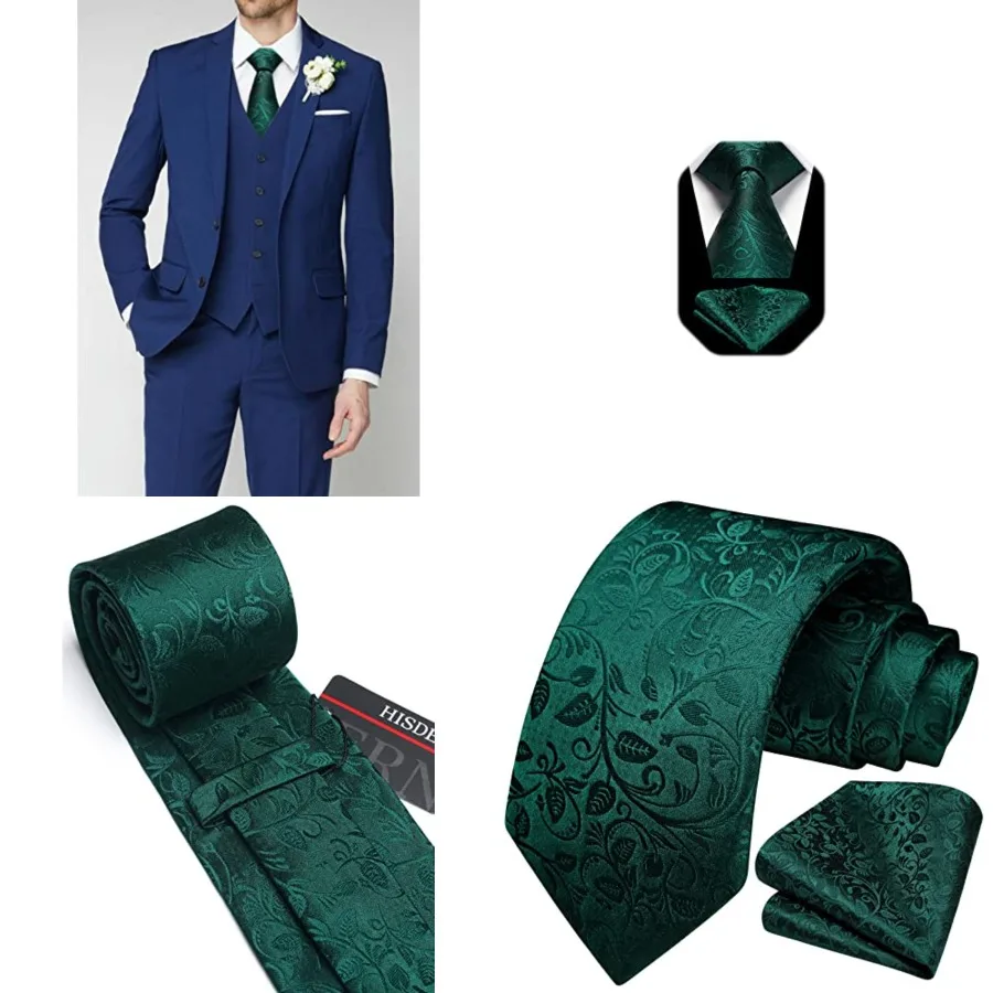 Paisley Ties for Men Solid Tie Handkerchief Floral Men's Necktie & Pocket Square Set Wedding Classic Mens Ties,E8-green
Paisley Ties for Men Solid Tie Handkerchief Floral Men's Necktie & Pocket Square Set Wedding Classic Mens Ties,E8-green