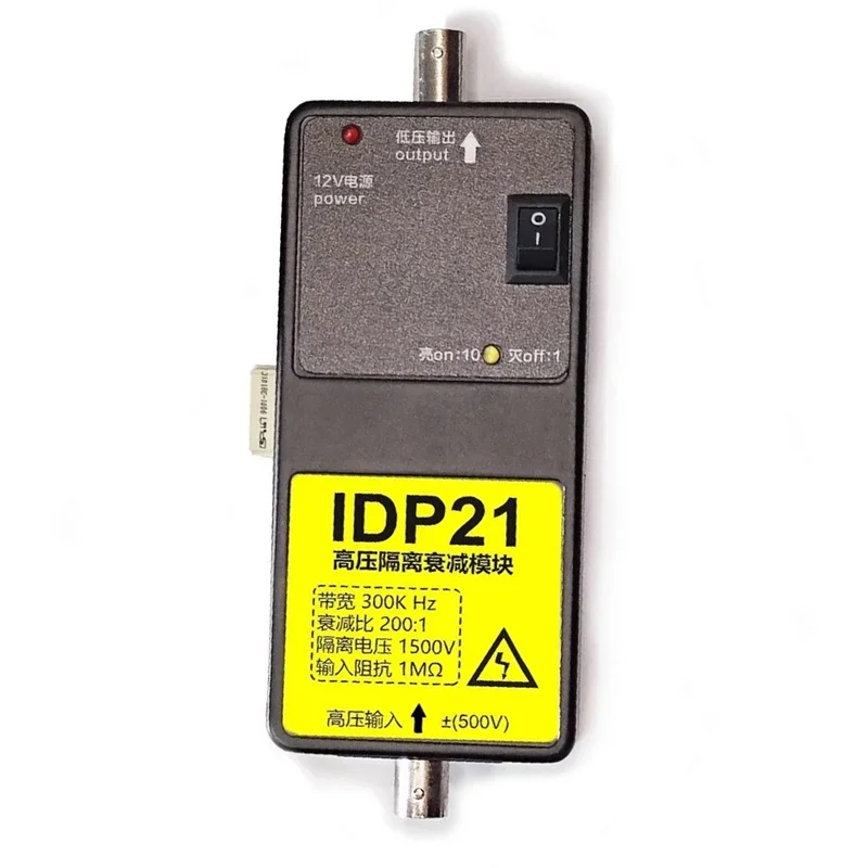 IDP21 Oscilloscope Probe- High Voltage Isolation Protection,300Khz, 500V- Universal 200:1/20:1 Attenuation US PLUG
IDP21 Oscilloscope Probe- High Voltage Isolation Protection,300Khz, 500V- Universal 200:1/20:1 Attenuation US PLUG