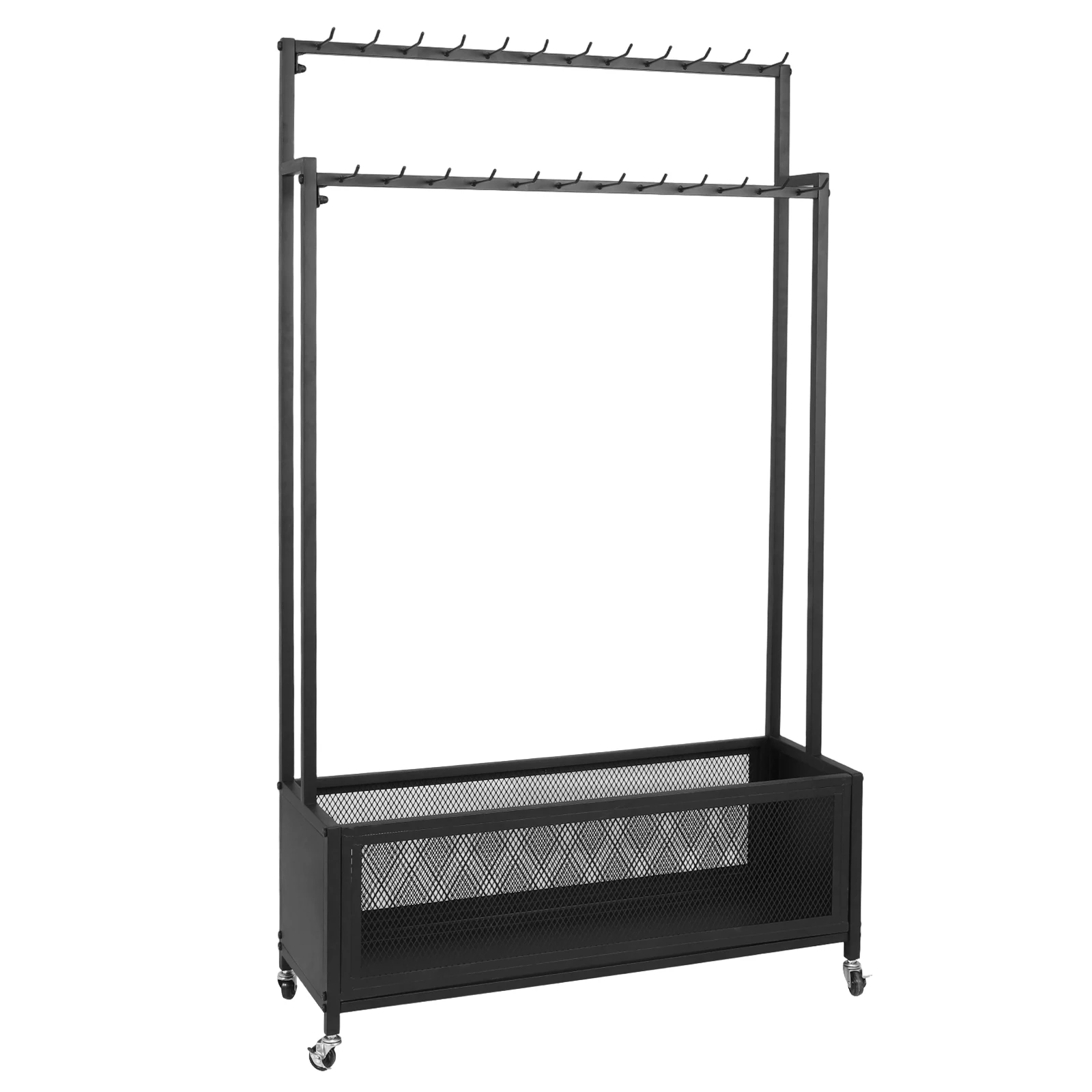 Двухуровневая напольная вешалка для ремней на колесиках с крючками, напольные вешалки для ремней для спальни, магазина, розничной торговли одеждой
Двухуровневая напольная вешалка для ремней на колесиках с крючками, напольные вешалки для ремней для спальни, магазина, розничной торговли одеждой