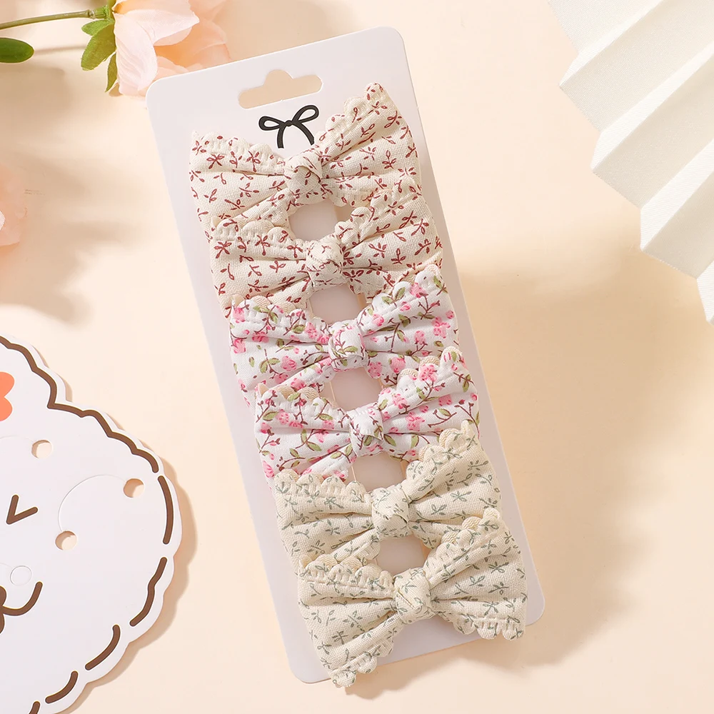 6pcs/set Kids Bows Flower Hair Clips for Baby Girls Fresh Pastoral Cotton Hairpin Lovely Barrettes Headwear Hair Accessories
6pcs/set Kids Bows Flower Hair Clips for Baby Girls Fresh Pastoral Cotton Hairpin Lovely Barrettes Headwear Hair Accessories