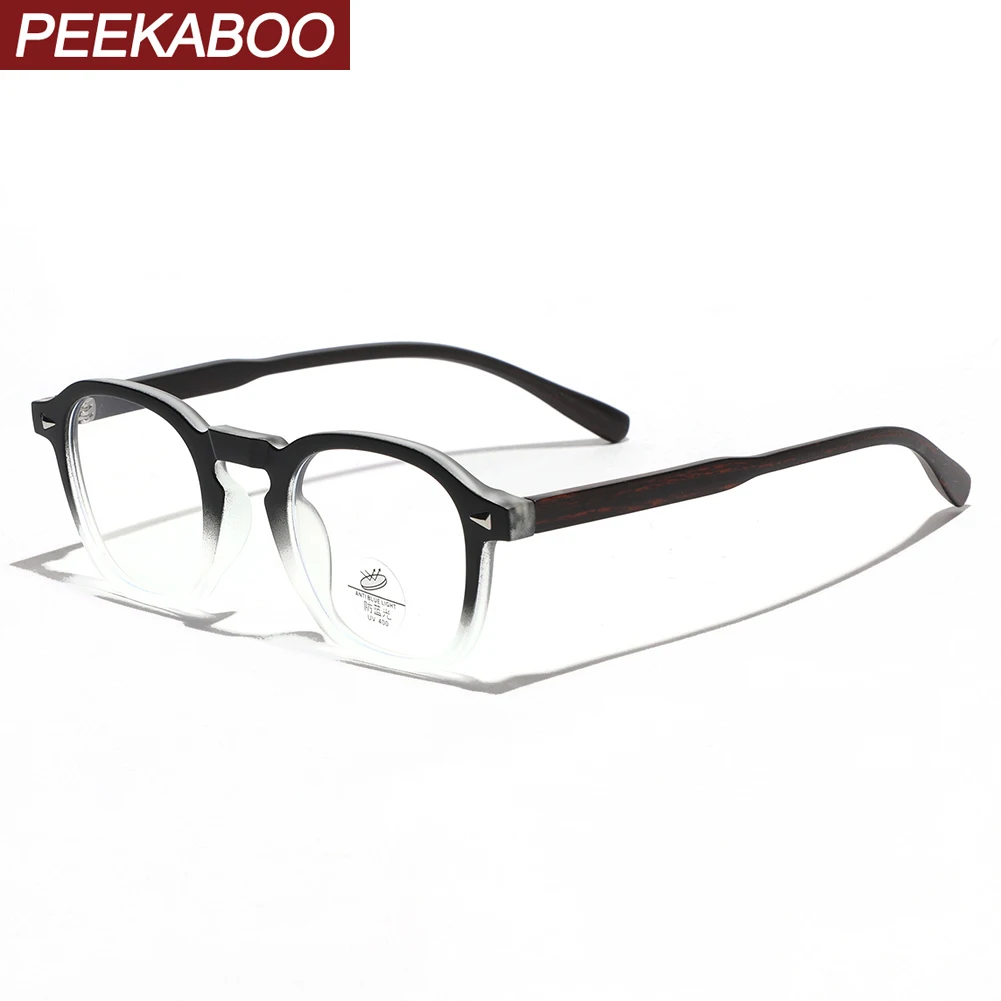 Peekaboo TR90 fashion glasses frame women clear lens black transparent anti blue light glasses for men acetate unisex decoration
Peekaboo TR90 fashion glasses frame women clear lens black transparent anti blue light glasses for men acetate unisex decoration