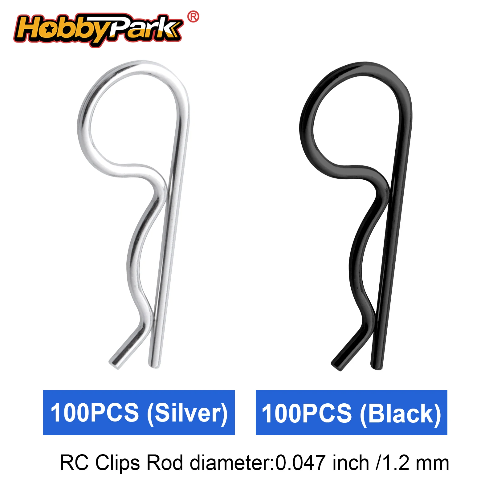 HobbyPark 100pcs RC body clips pins flat for buggy shell replacement 1/10 1/12 Traxxas Redcat Axial SCX10 Losi HPI
HobbyPark 100pcs RC body clips pins flat for buggy shell replacement 1/10 1/12 Traxxas Redcat Axial SCX10 Losi HPI