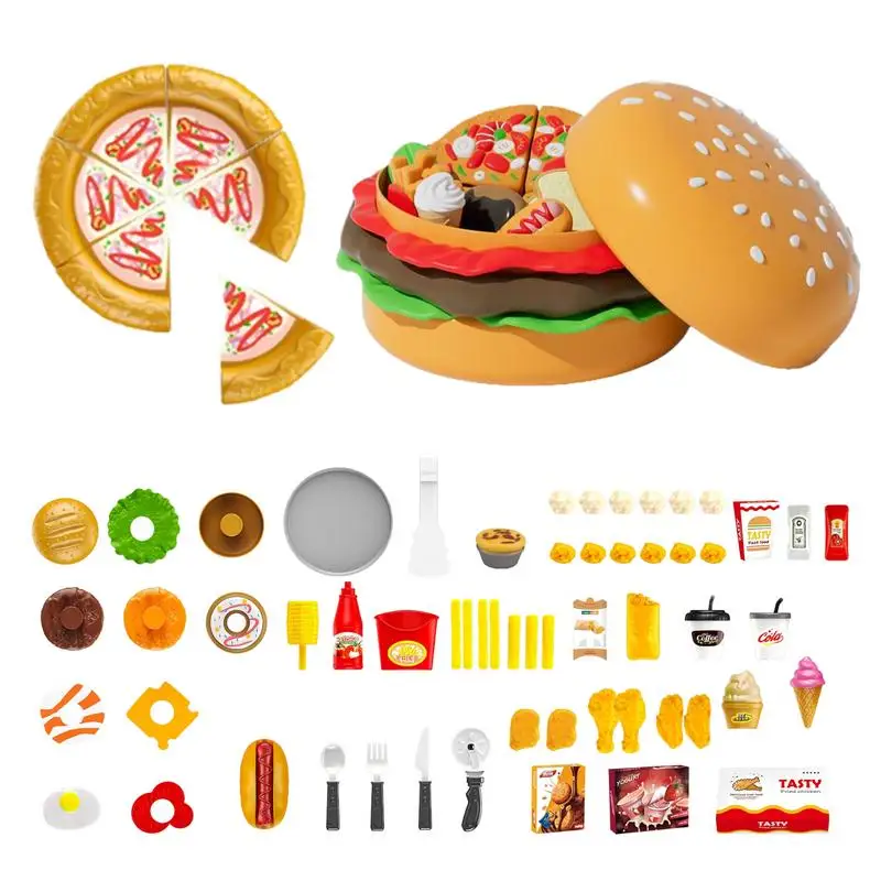 Role Play Take Apart Toy Colorful Hamburger Cutting Toy Portable Kids Travel Activities Fine Motor Skills Learning Game For Boys
Role Play Take Apart Toy Colorful Hamburger Cutting Toy Portable Kids Travel Activities Fine Motor Skills Learning Game For Boys
