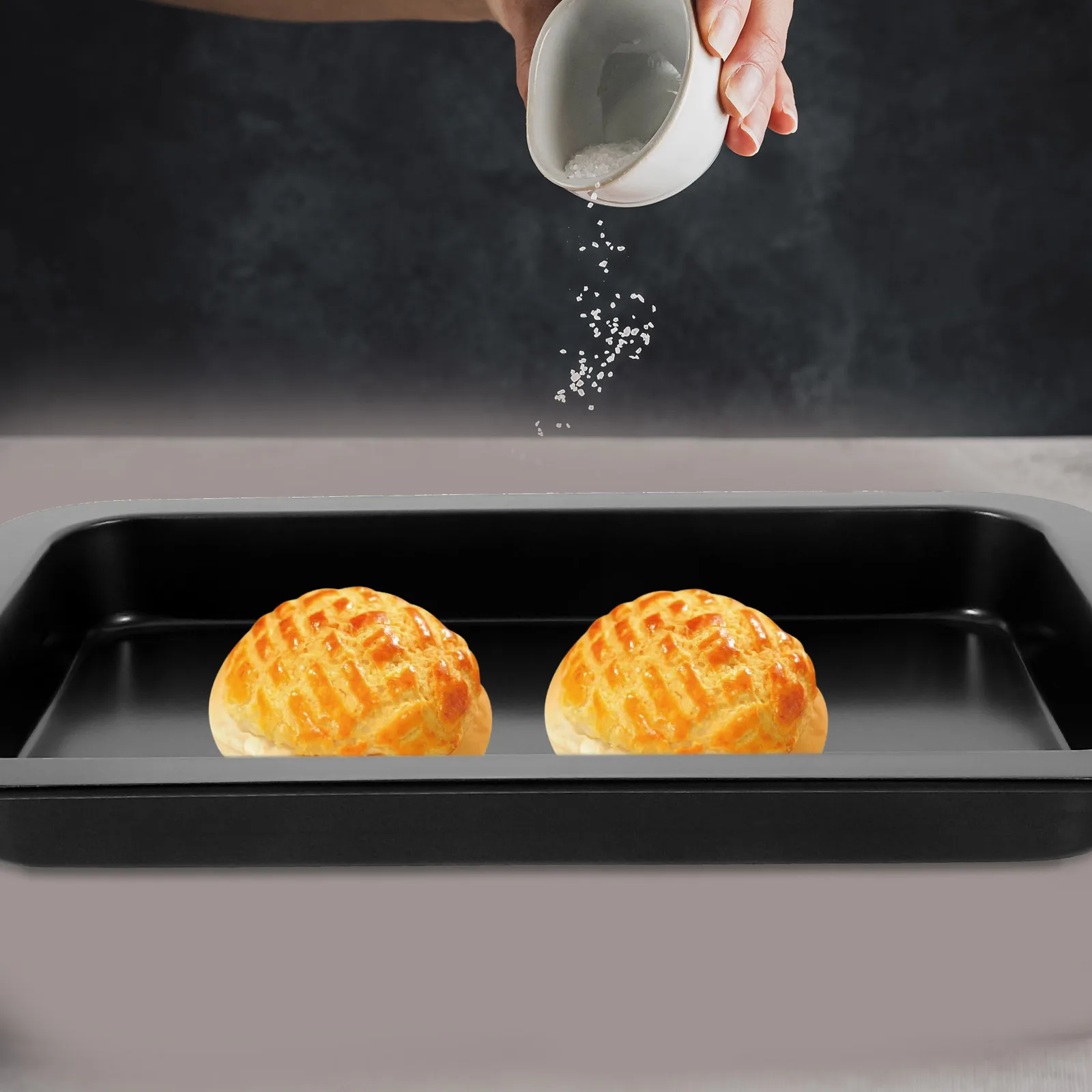 Rectangle Nonstick Carbon Steel Baking Pan Cookie Sheet Oven Pan Conduction Kitchen Baking Tray for Cakes Pies
Rectangle Nonstick Carbon Steel Baking Pan Cookie Sheet Oven Pan Conduction Kitchen Baking Tray for Cakes Pies